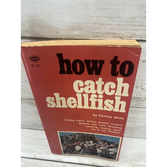 1974 How to Catch Shellfish Vintage Paperback Book By Charles White - Picture 7 of 9